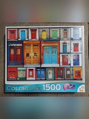 Cra-Z-Art Colorluxe "Colorful Doors" -1500 Piece Puzzle
